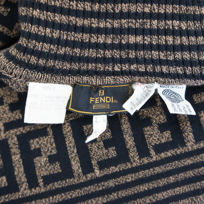 FENDI フェンディ/ズッカ柄タートルニット/9254-2//サイズ:40/ABランク/91