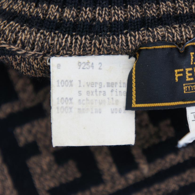 FENDI フェンディ/ズッカ柄タートルニット/9254-2//サイズ:40/ABランク/91