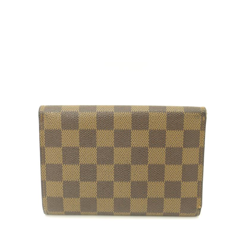 LOUIS VUITTON/ポルトトレゾール・エテュイパピエ/ダミエ・エベヌ/N61202//SP1***/Bランク/69