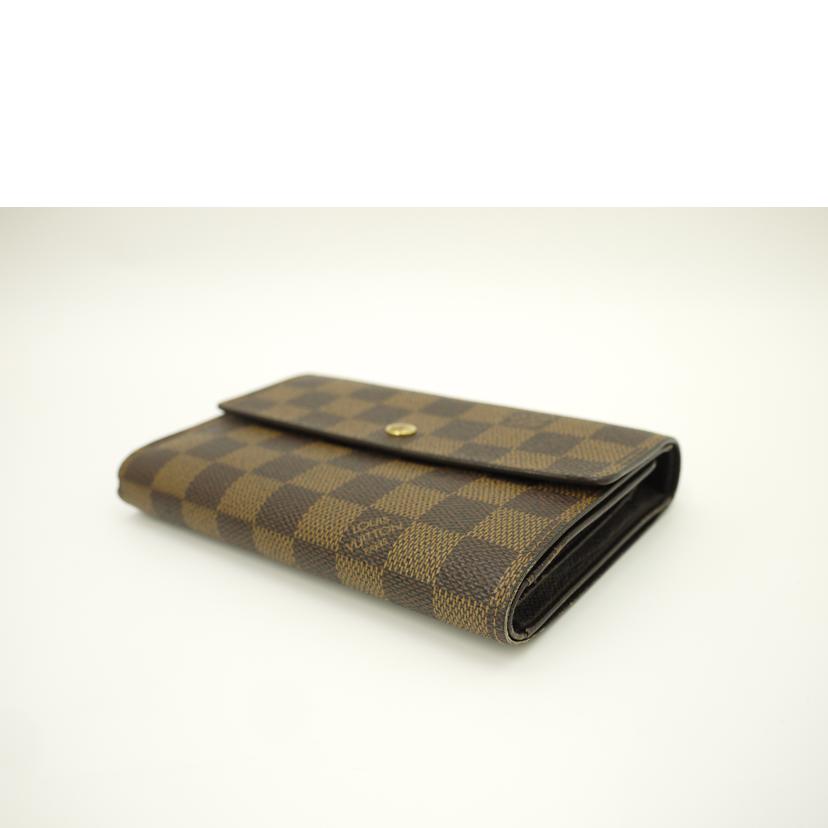 LOUIS VUITTON/ポルトトレゾール・エテュイパピエ/ダミエ・エベヌ/N61202//SP1***/Bランク/69