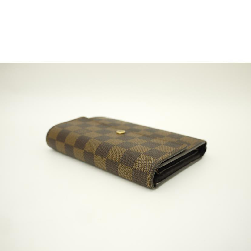 LOUIS VUITTON/ポルトトレゾール・エテュイパピエ/ダミエ・エベヌ/N61202//SP1***/Bランク/69