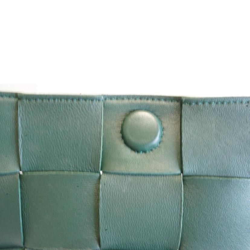BOTTEGA VENETA ボッテガヴェネタ/イントレチャートカセットショルダーグリーン//Aランク/92