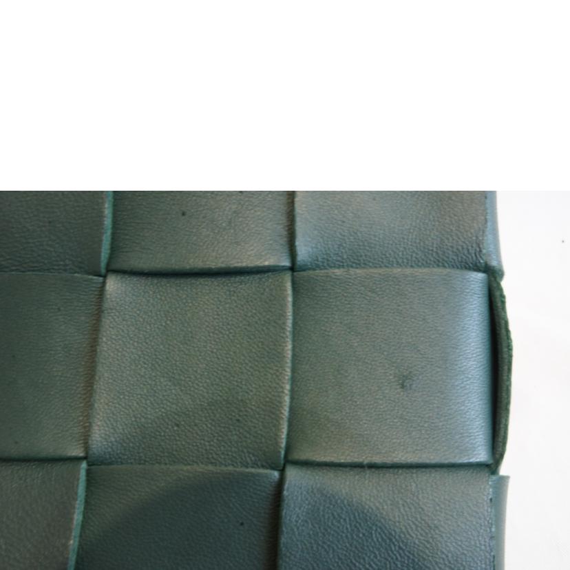 BOTTEGA VENETA ボッテガヴェネタ/イントレチャートカセットショルダーグリーン//Aランク/92