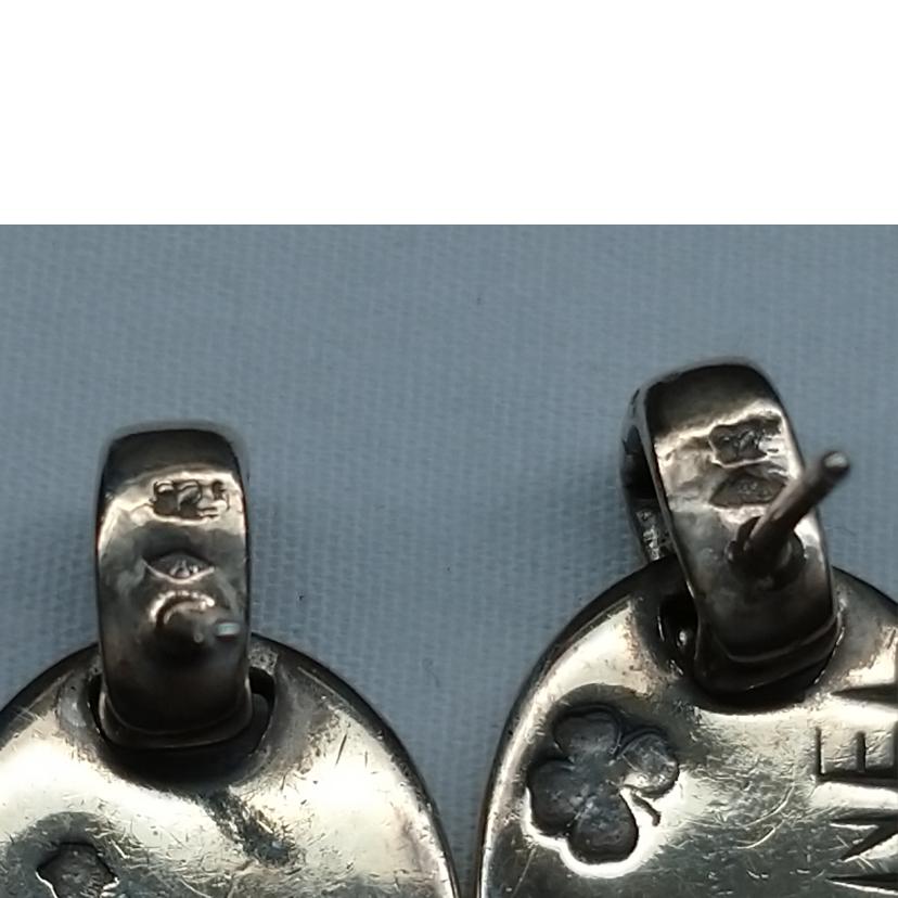 CHANEL シャネル/オーバルプレート SV925 ピアス//Bランク/52