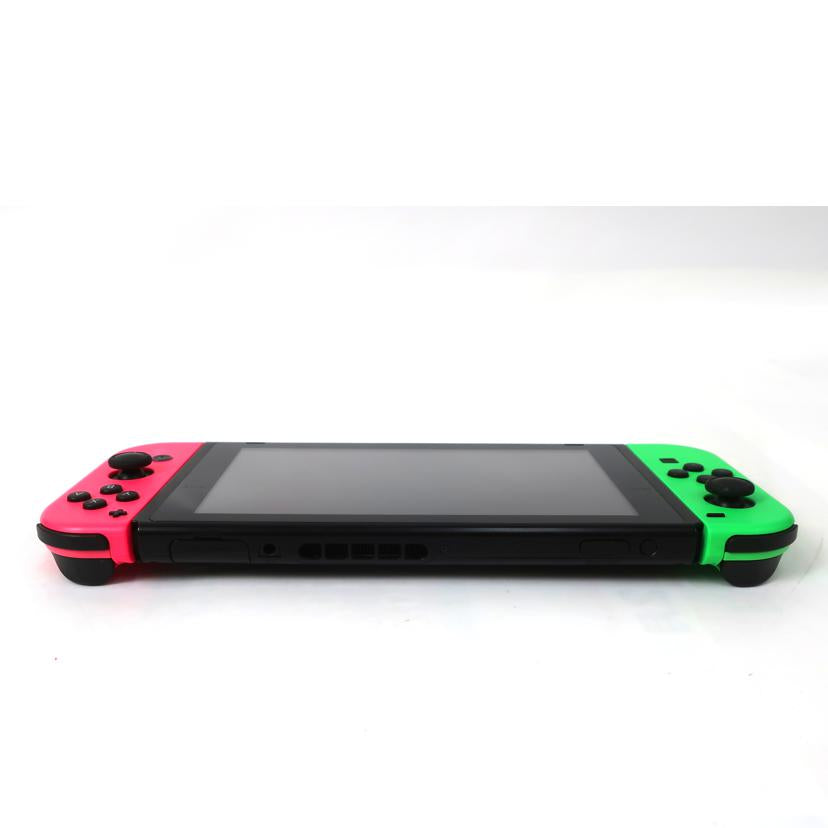 Nintendo 任天堂/ニンテンドースイッチ ネオンピンク×ネオングリーン Nintendo switch/HAC-001//XAJ10017077513/Bランク/65