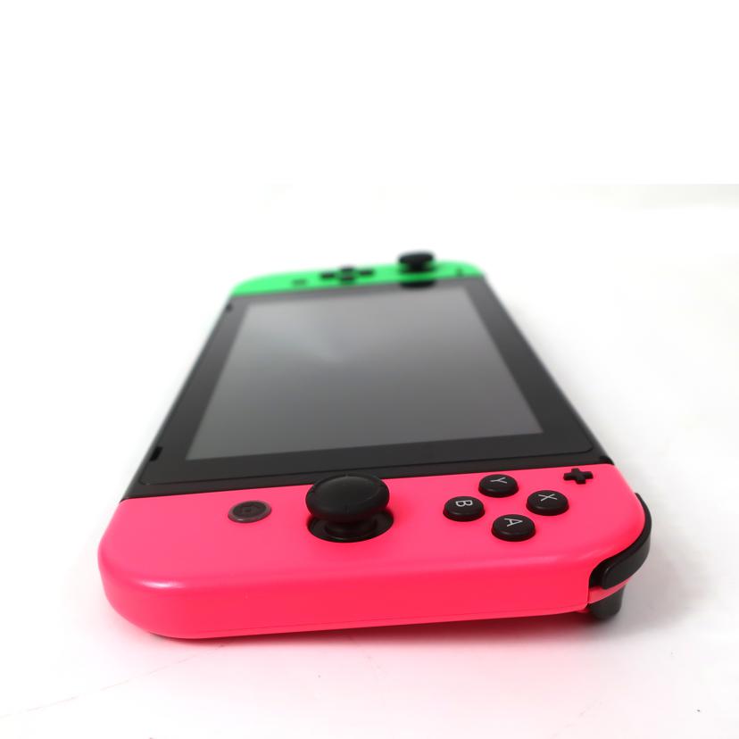 Nintendo 任天堂/ニンテンドースイッチ ネオンピンク×ネオングリーン Nintendo switch/HAC-001//XAJ10017077513/Bランク/65