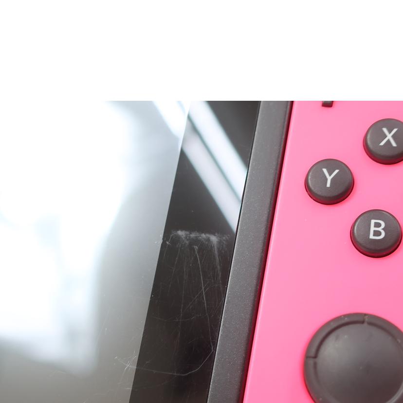 Nintendo 任天堂/ニンテンドースイッチ ネオンピンク×ネオングリーン Nintendo switch/HAC-001//XAJ10017077513/Bランク/65