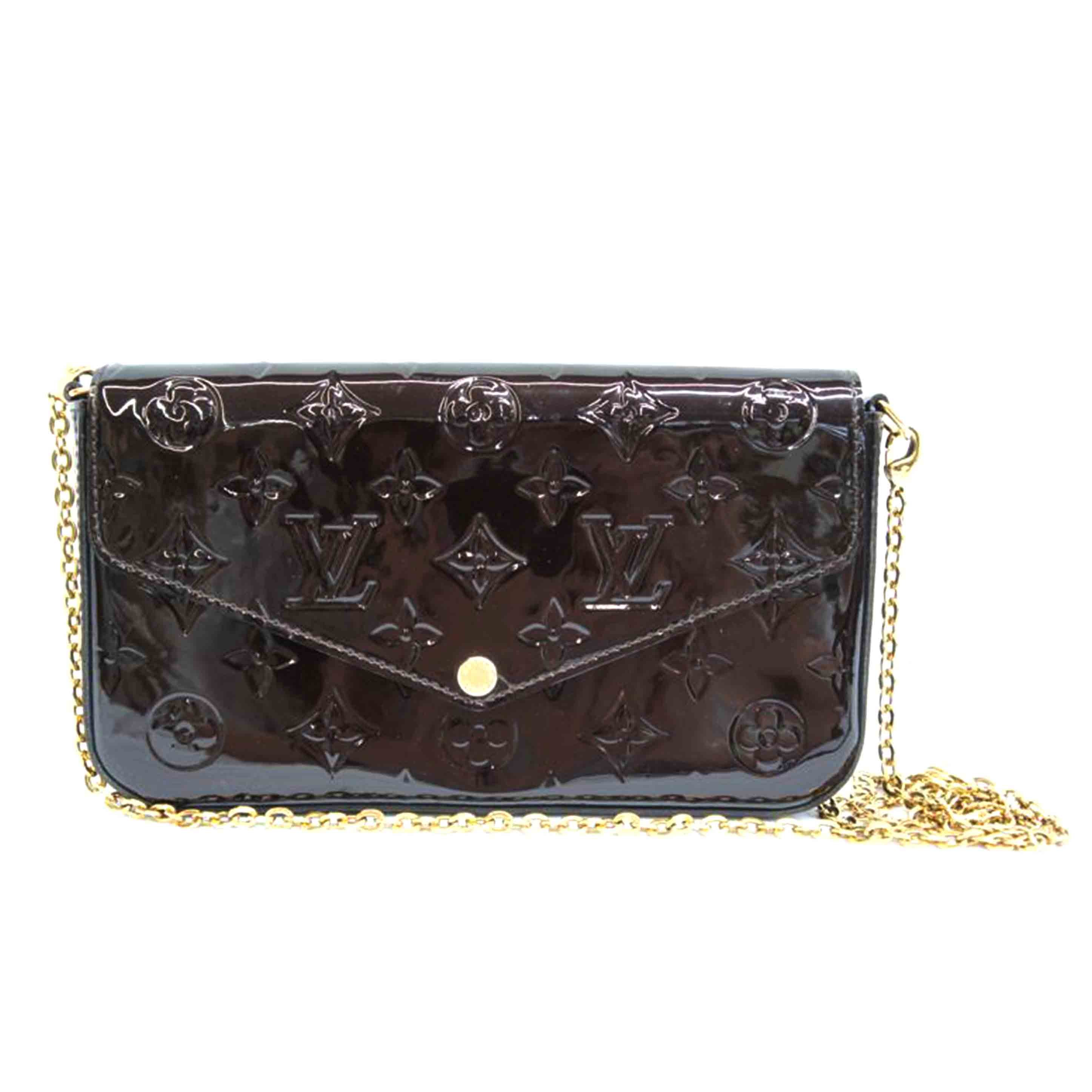 LOUIS VUITTON ルイ・ヴィトン/ポシェットフェリシー/ヴェルニ/アマラント ポーチ×2 /M61267//TJ4***/ABランク/05