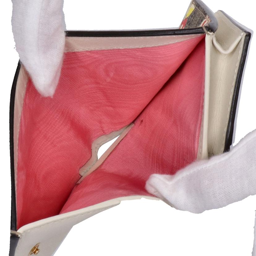 GUCCI グッチ/GGスプリーム レ ポム アップルプリント二つ折り財布/663922//ABランク/75