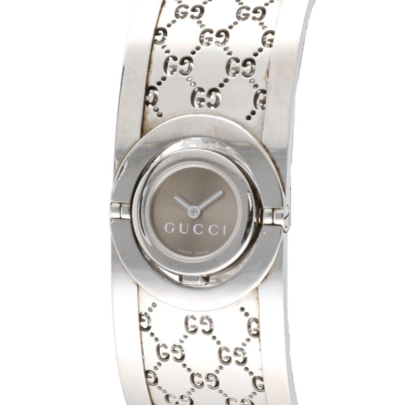 GUCCI グッチ /トワールコレクションワイドバングル/レディース/クオーツ/112//118*****/ABランク/37