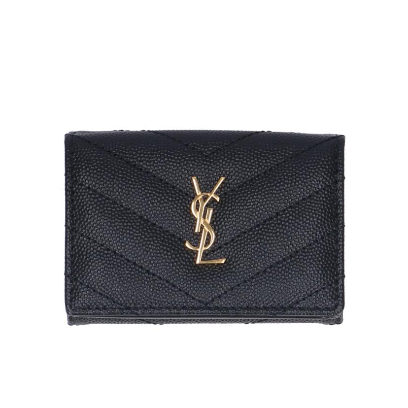 SAINT LAURENT サンローラン/モノグラムオリガミ タイニーウォレット/668274 BOWA1 1000/082*/Aランク/09