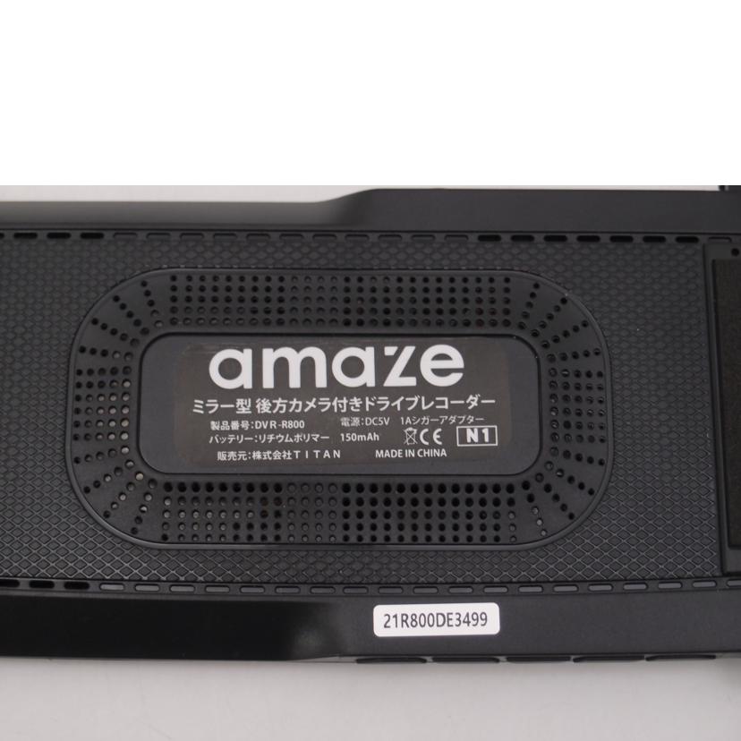 TITAN タイタン/ミラー型ドライブレコーダー/DVR-R800//-/Aランク/69