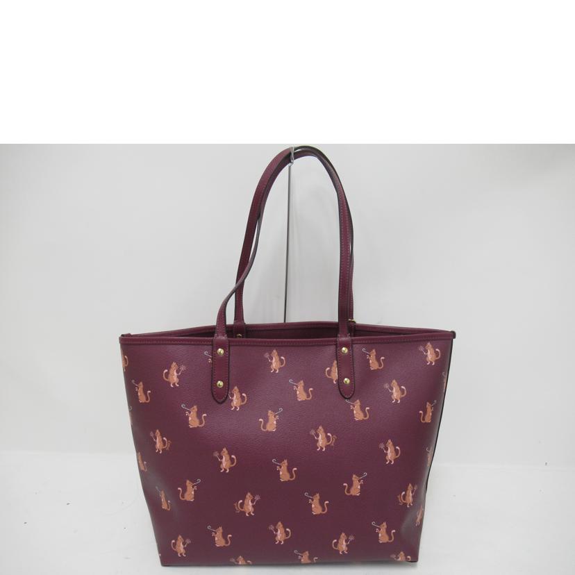 COACH/リバーシブル トートバッグ/キャット・PVC/F80232//J19**/ABランク/63