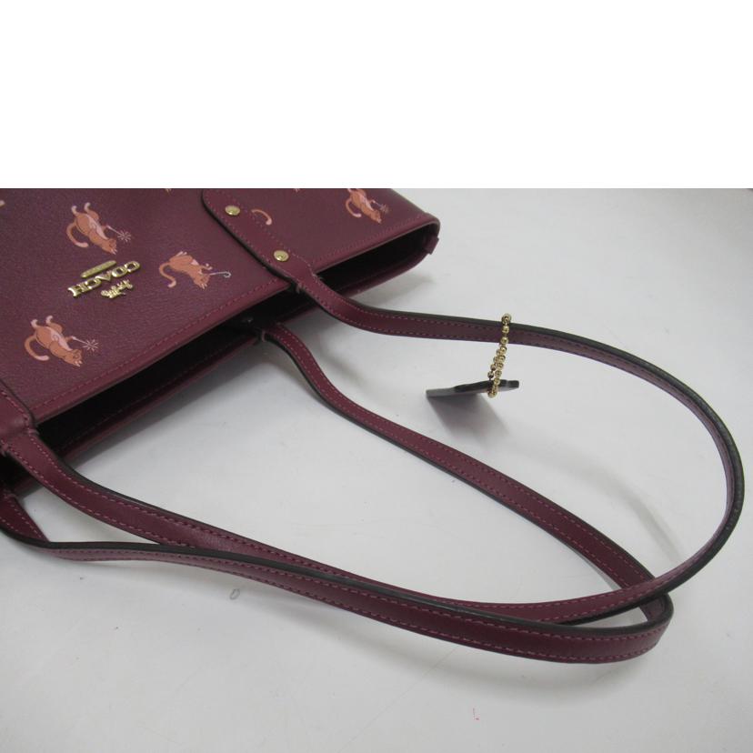 COACH/リバーシブル トートバッグ/キャット・PVC/F80232//J19**/ABランク/63