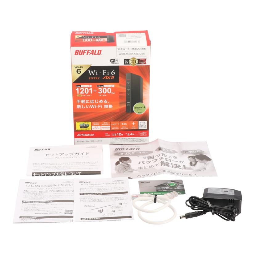 BUFFALO バッファロー/ルーター/WSR-1500AX2S//Bランク/62
