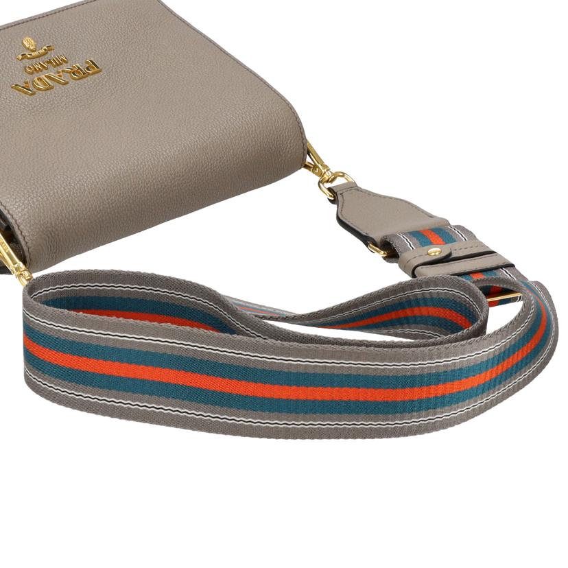 PRADA プラダ/マルチストライプショルダー/ヴィッテロダイノレザー2WAYショルダー/1BD102//ABランク/91