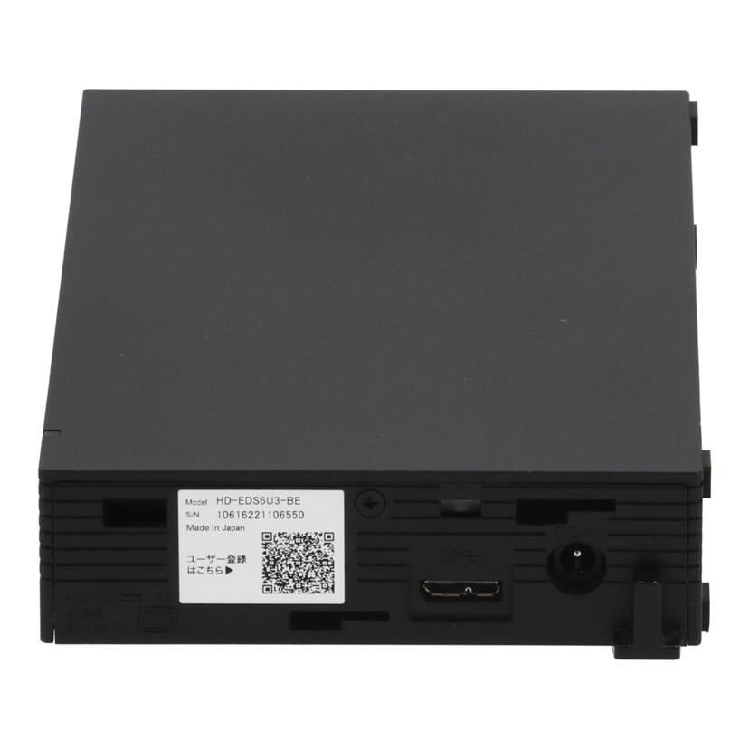 BUFFALO バッファロー/外付けHDD 6TB/HD-EDS6U3-BE//10616221106550/Bランク/75