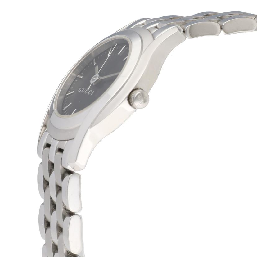 GUCCI グッチ /Gクラス・ブラックレディースクオーツ/5500L//131*****/ABランク/37