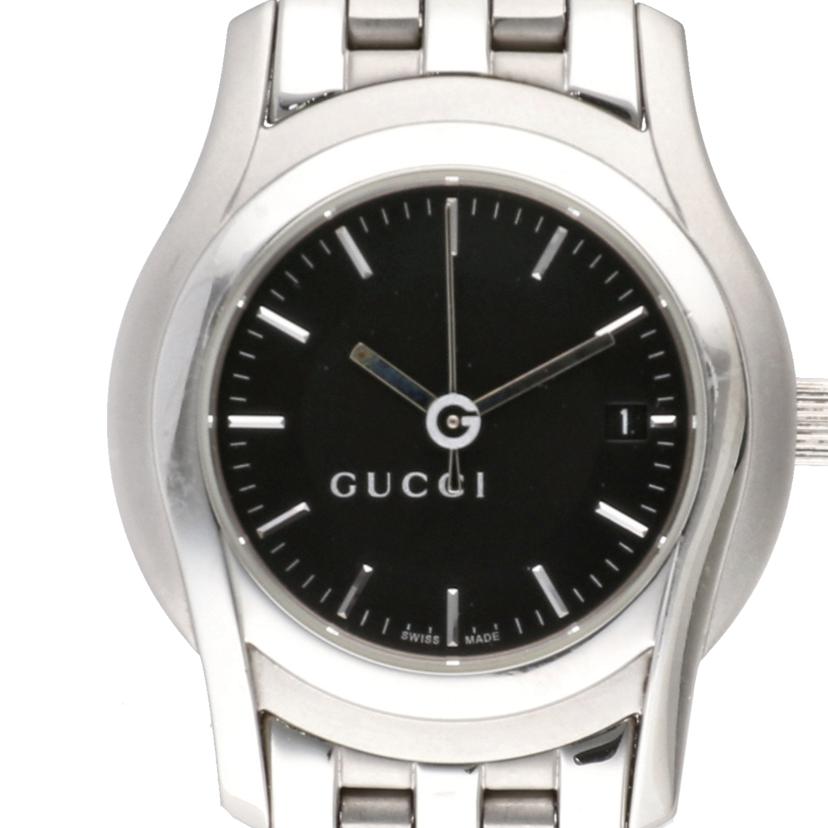 GUCCI グッチ /Gクラス・ブラックレディースクオーツ/5500L//131*****/ABランク/37
