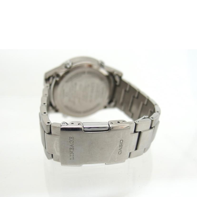 CASIO カシオ/LINEAGEリニエージ/ホワイト文字盤デジアナウォッチ/電波ソーラー/LCW-M170T//006*****/Bランク/04