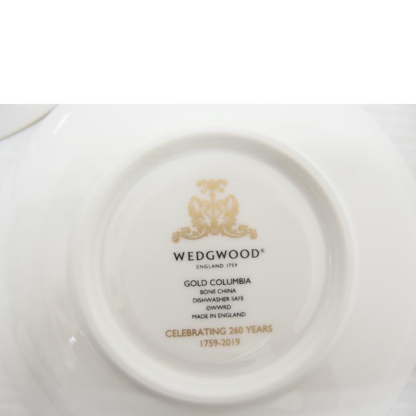 WEDGWOOD ウエッジウッド/ティーカップ&ソーサー/GOLD COLUMBIA//Aランク/88
