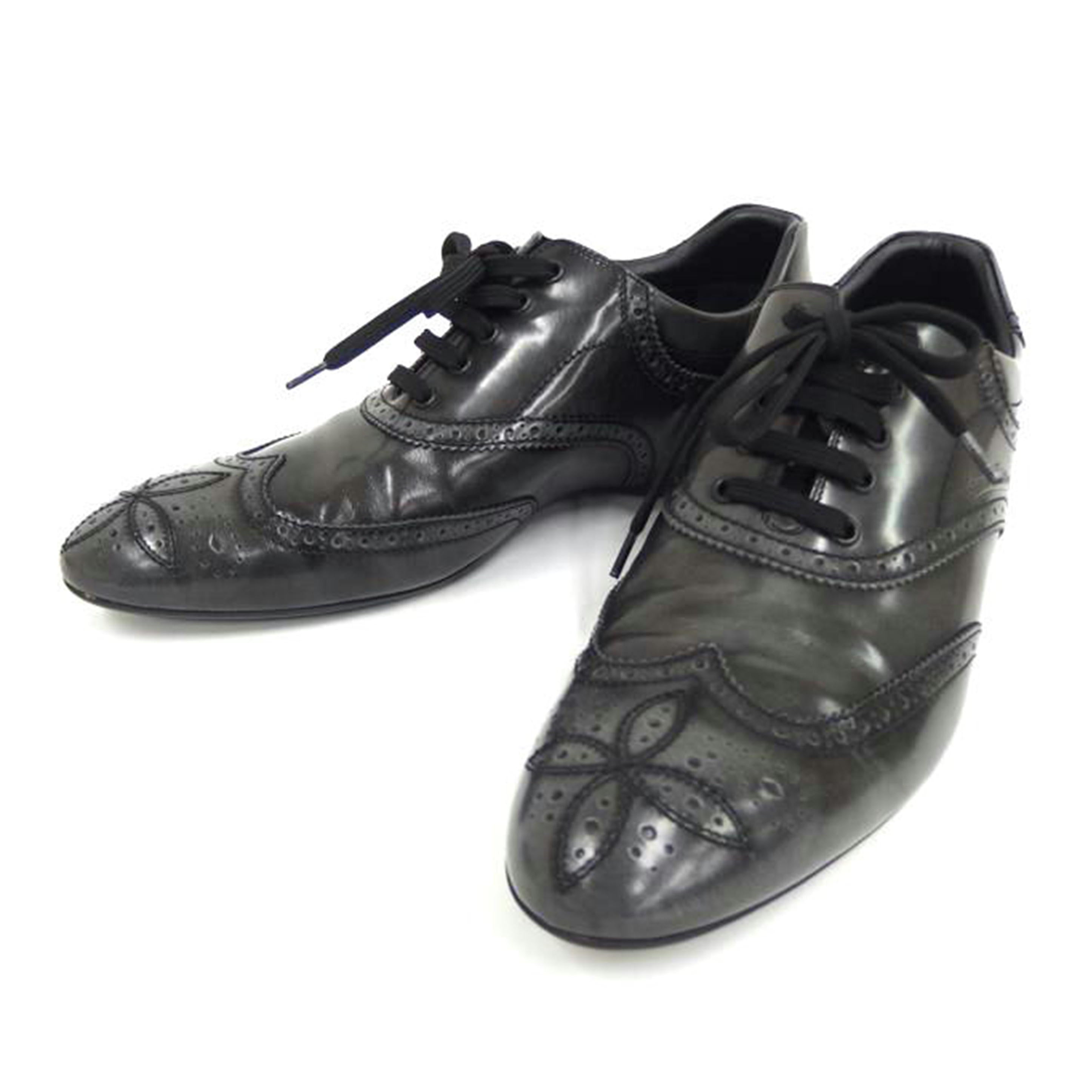 LOUIS VUITTON LV/LV メンズドレスシューズ/ブラック/FD0039//8 1/2/ABランク/82