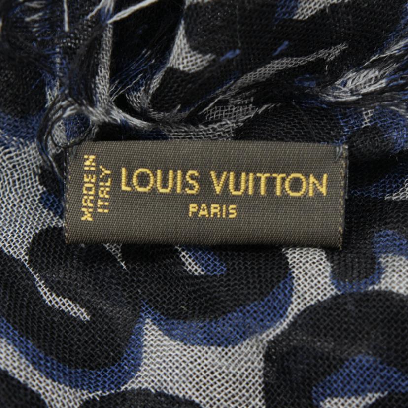 LOUIS VUITTON ルイ・ヴィトン/ストール/レオパード/GRY/413287//Bランク/94