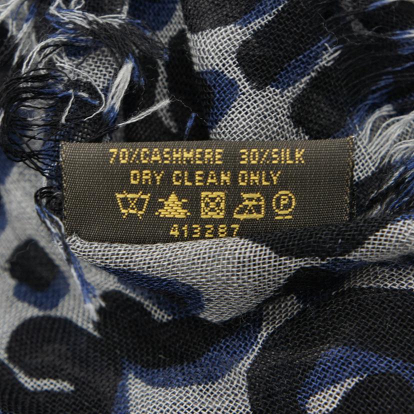 LOUIS VUITTON ルイ・ヴィトン/ストール/レオパード/GRY/413287//Bランク/94