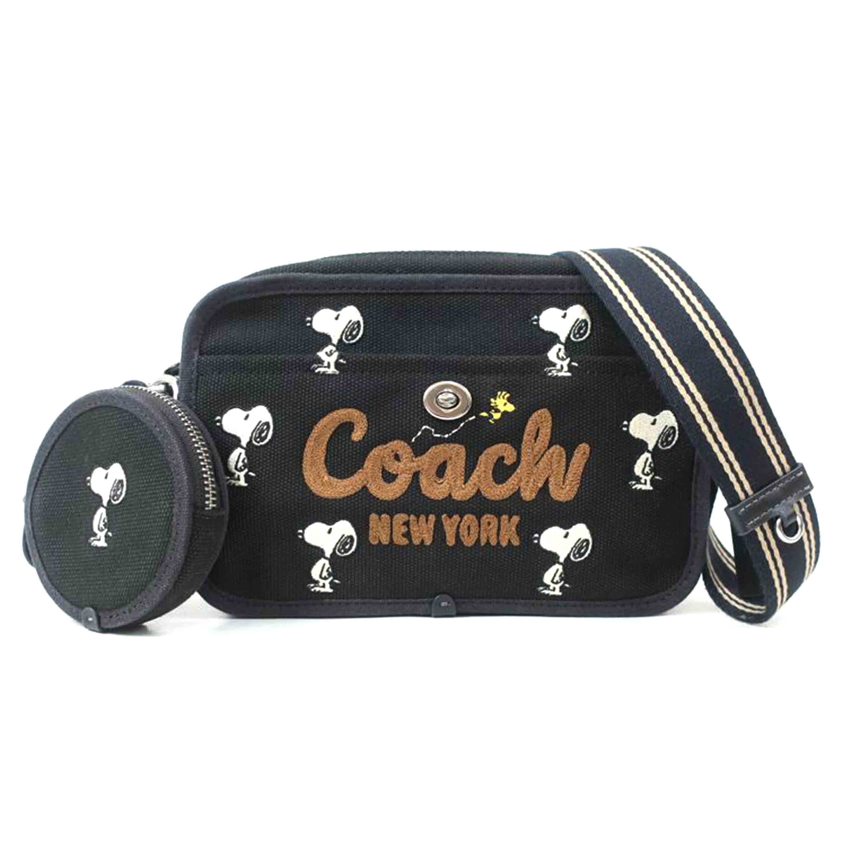 COACH コーチ/スヌーピー柄プリント クロスボディ ショルダーバッグ キャンバス/CB182//ABランク/65