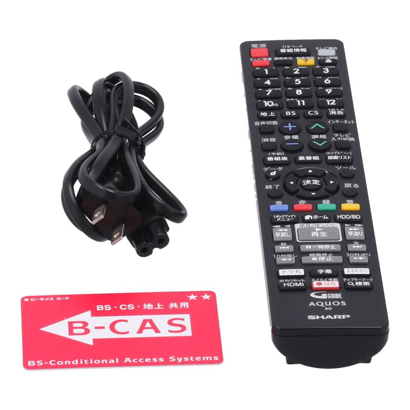 SHARP シャープ/BDレコーダー/AQUOSブルーレイ/BD-UT2200//913681018152/Bランク/78