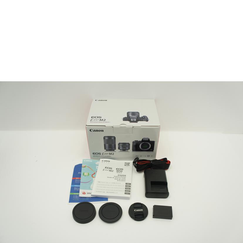 Canon キャノン/ミラーレスデジタル一眼 ダブルズームキット/EOS /M2 Wズームセット//10105006342/ABランク/75