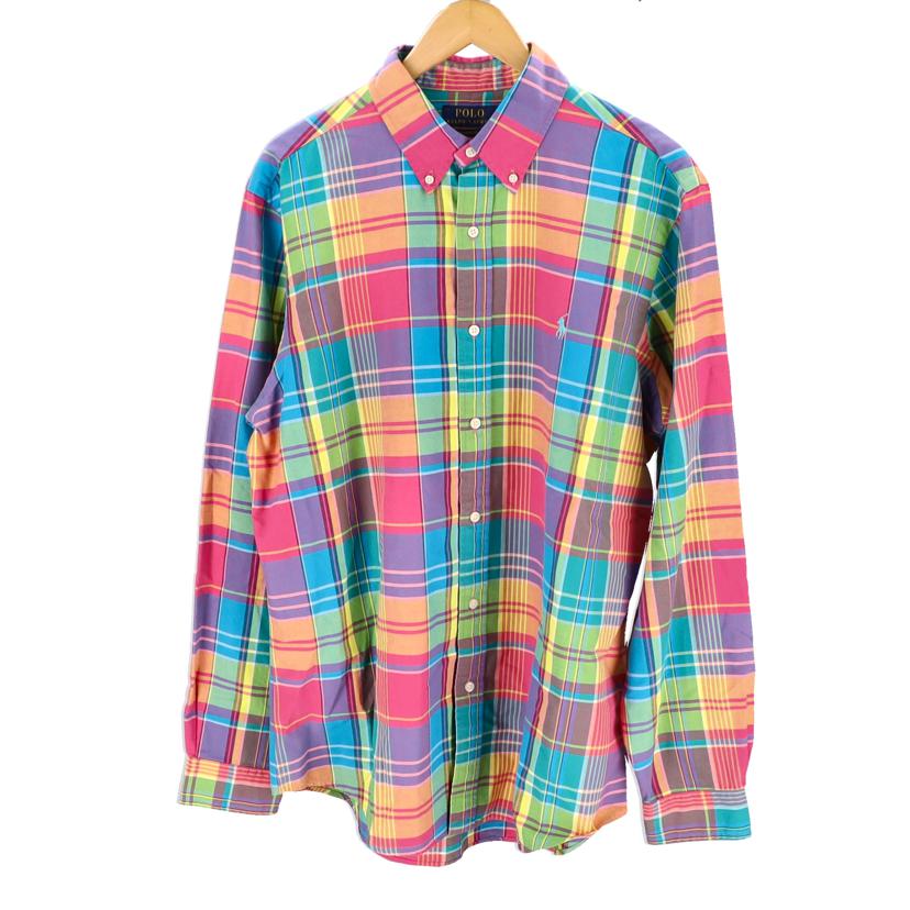 POLO RALPHLAUREN ポロ ラルフローレン/クラシックフィットチェックオックスフォードシャツMN/MNPOWOV16823463//SAランク/09