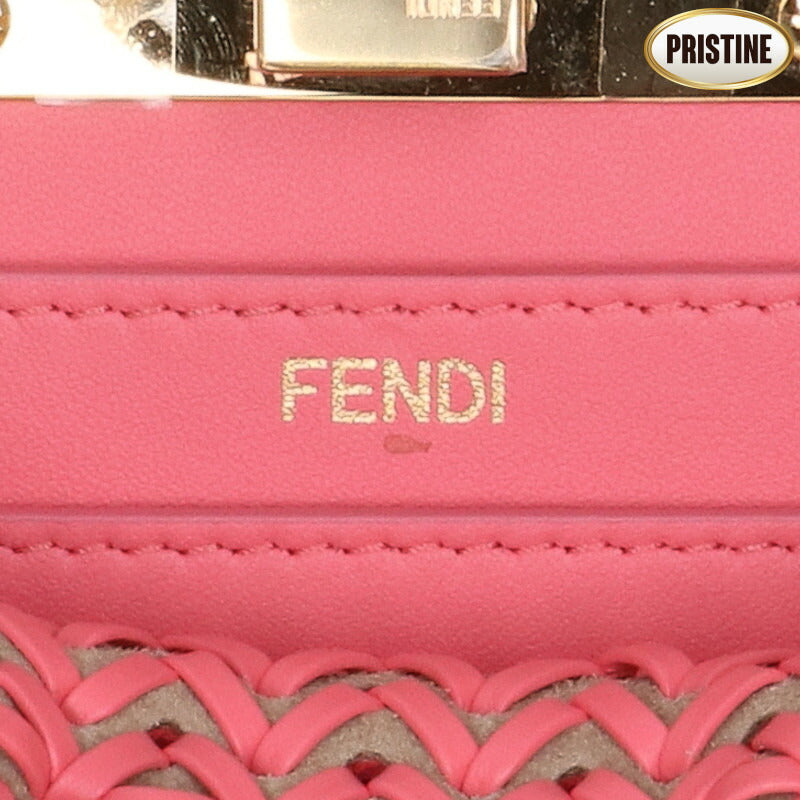 FENDI /ピーカブーアイシーユープチ/イントレッチオナッパ/ピンク/8BN335//081*****/Sランク/24