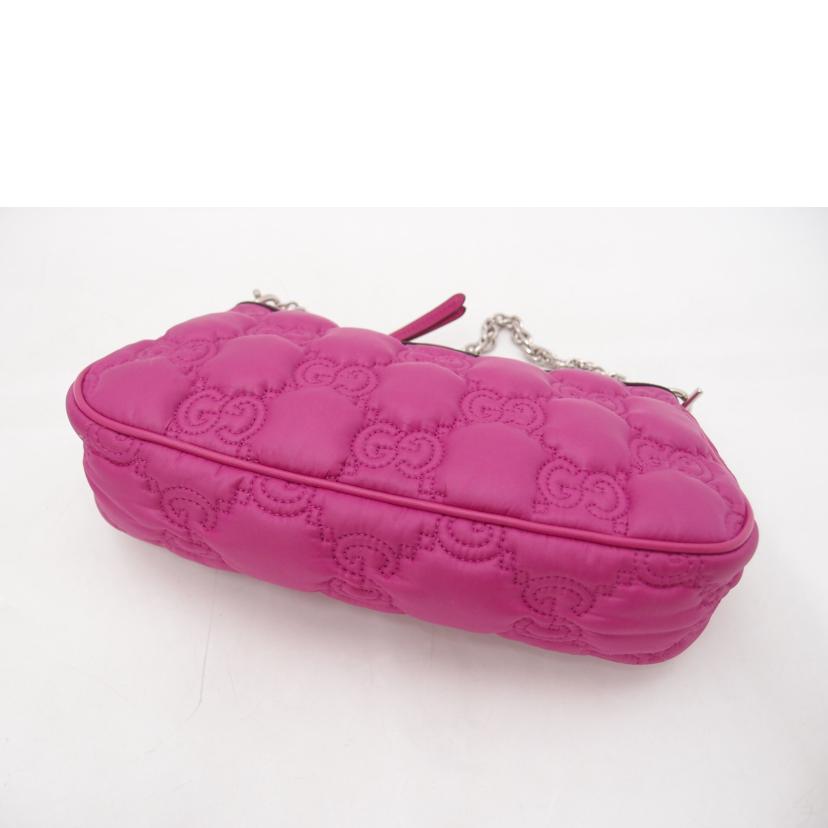 GUCCI グッチ/GGマトラッセ2wayナイロンショルダー/ピンク/735049//493***/SAランク/69