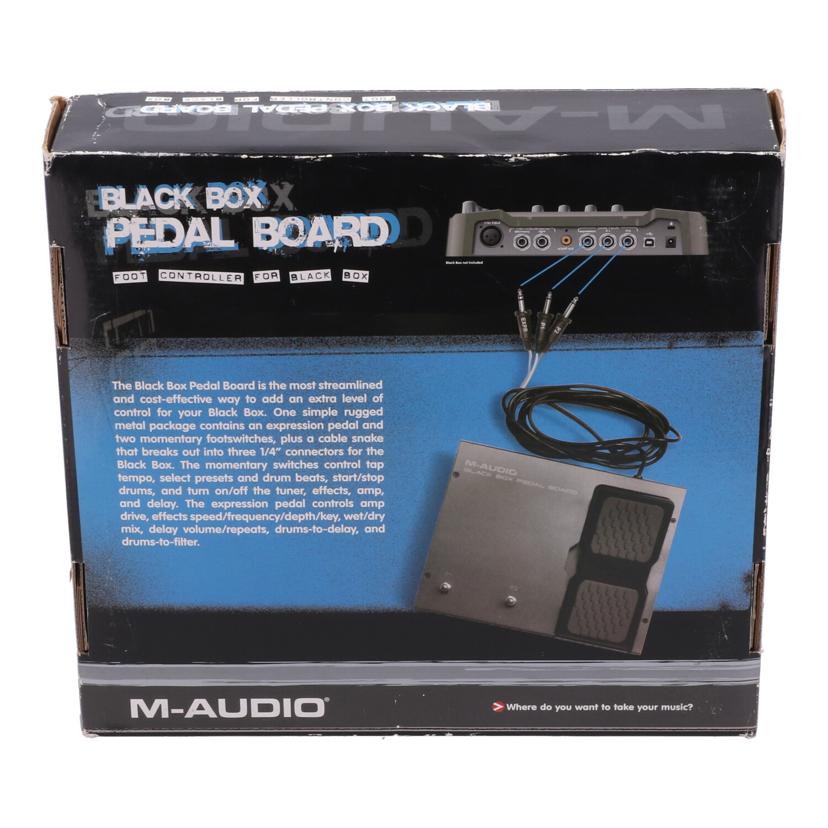 M-AUDIO エムオーディオ /フットコントローラー未使用/PEDAL BOARD BLACK BOX //5052056001654/Sランク/62