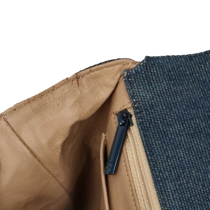 CHANEL/チョコバー2.55デニムハンドバッグ//669****/ABランク/24