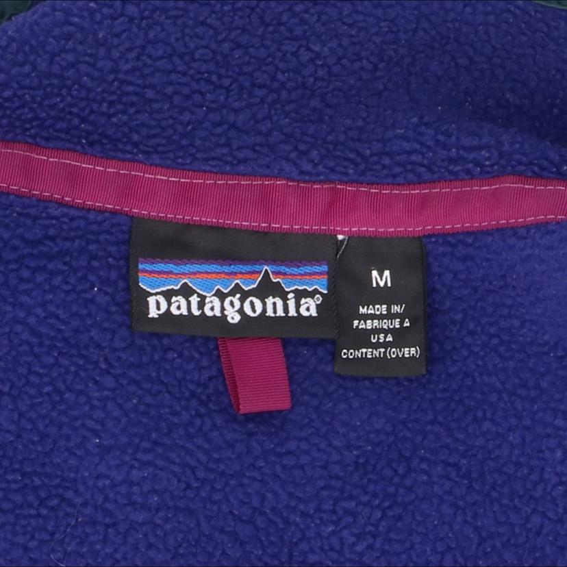 patagonia パタゴニア/90's /USA製/ シンチラ/スナップT/ プルオーバーフリース//Bランク/05