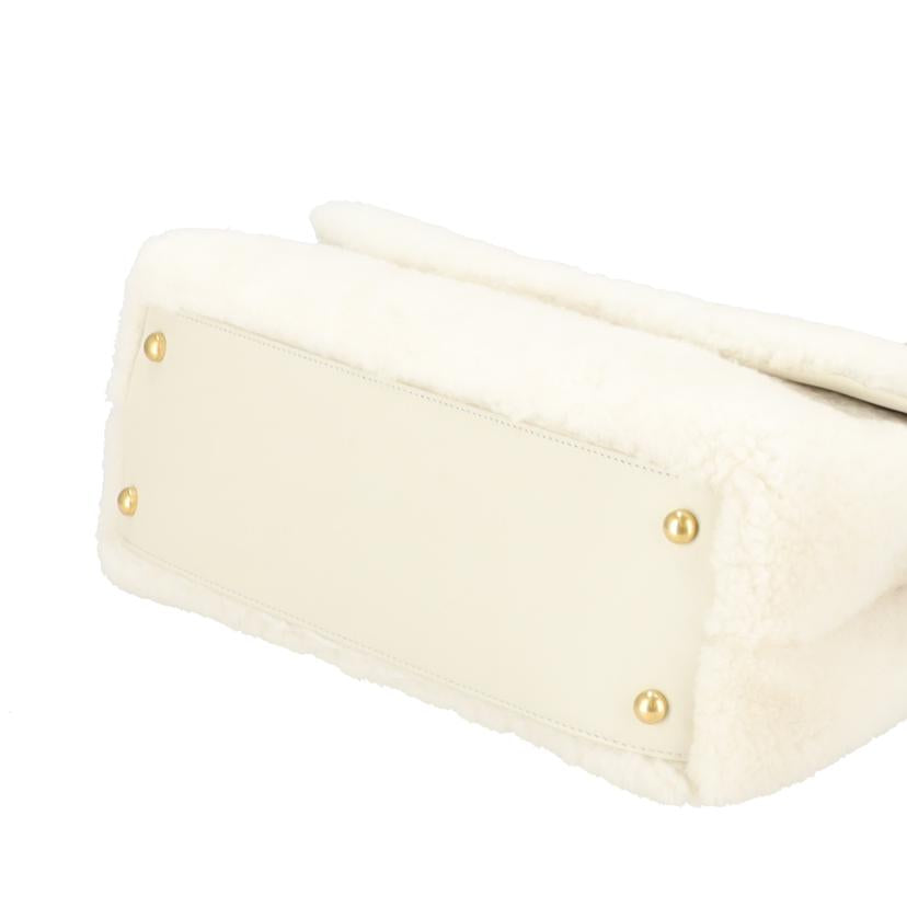 CHANEL/ココハンドルシアリングファー2WAYバッグ/ホワイト //232*****/Aランク/24