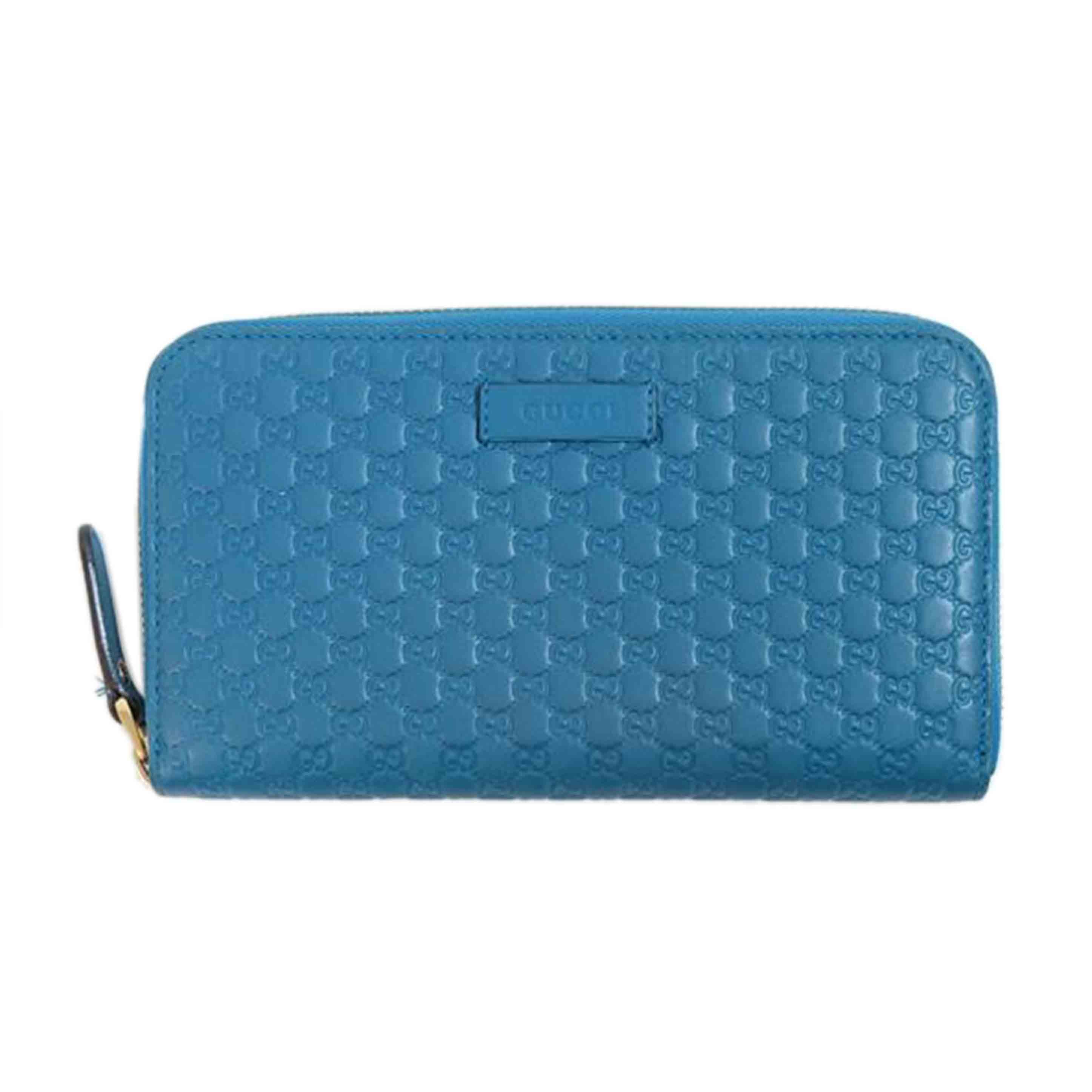 GUCCI グッチ/マイクログッチシマ ラウンドファスナー長財布/449391//527***/Bランク/71