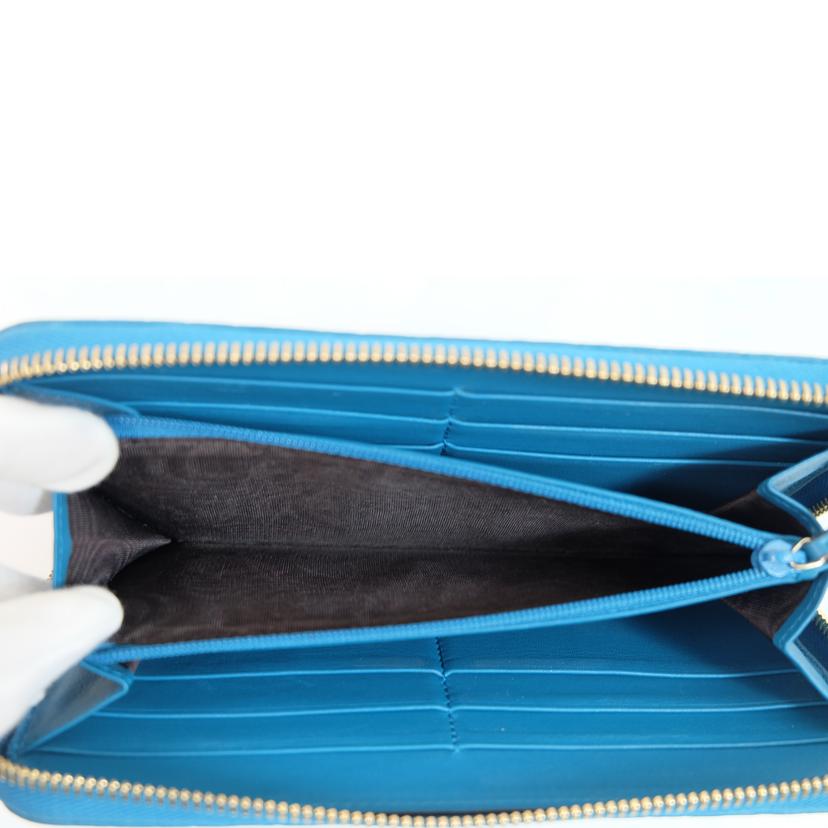 GUCCI グッチ/マイクログッチシマ ラウンドファスナー長財布/449391//527***/Bランク/71