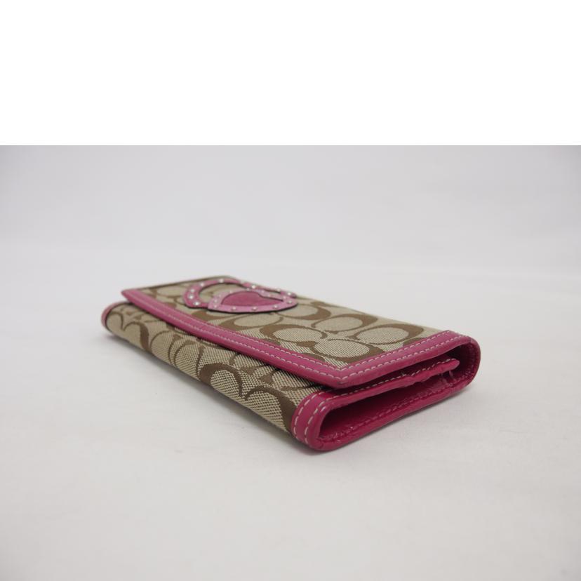 COACH コーチ/シグネチャー二つ折り長財布/ハート//ABランク/04