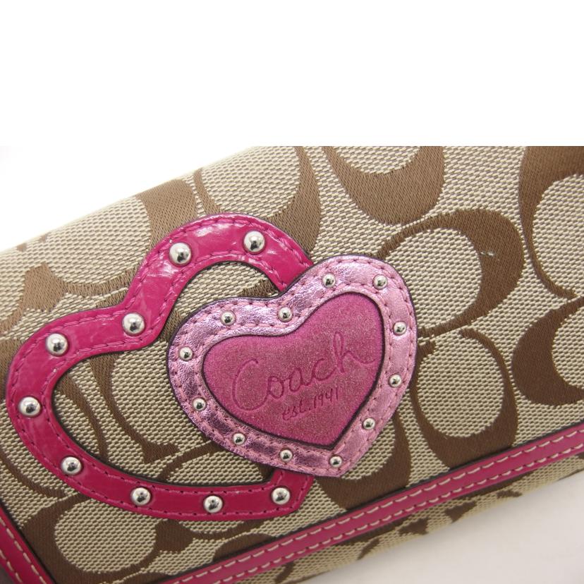 COACH コーチ/シグネチャー二つ折り長財布/ハート//ABランク/04