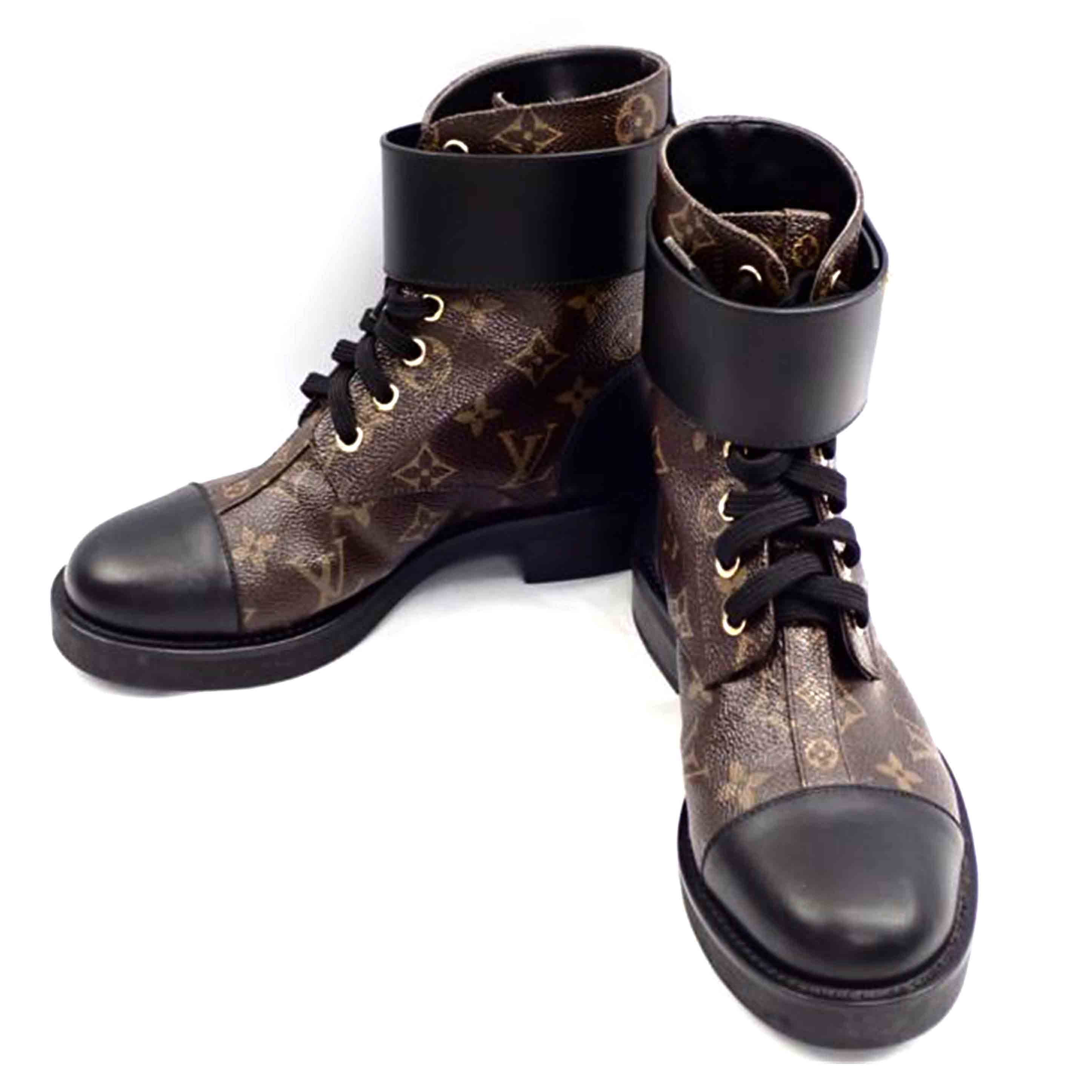 ルイヴィトン LV 23cmアンクルブーツ。正規品 中古・古着通販】LOUIS VUITTON (ルイ ヴィトン) LV チェッカー