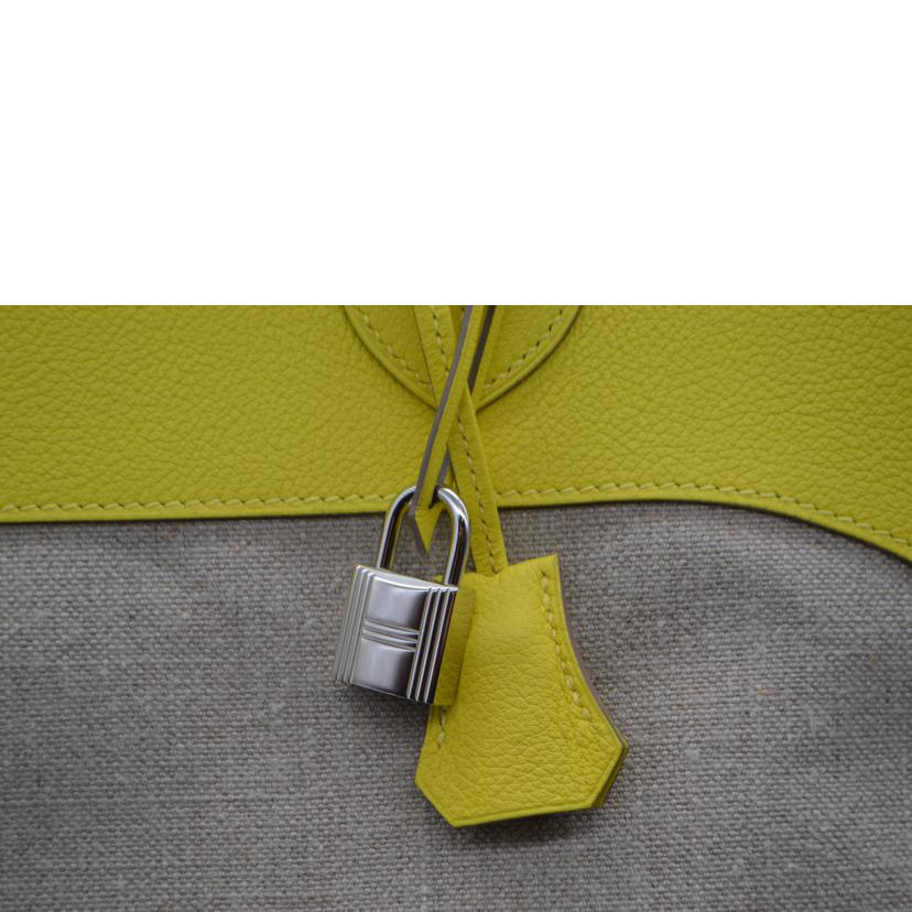 HERMES エルメス/ボリードリラックス45/フィセル×ライム/トワルキャンプ/073770CKAB//A刻印**********/Aランク/89