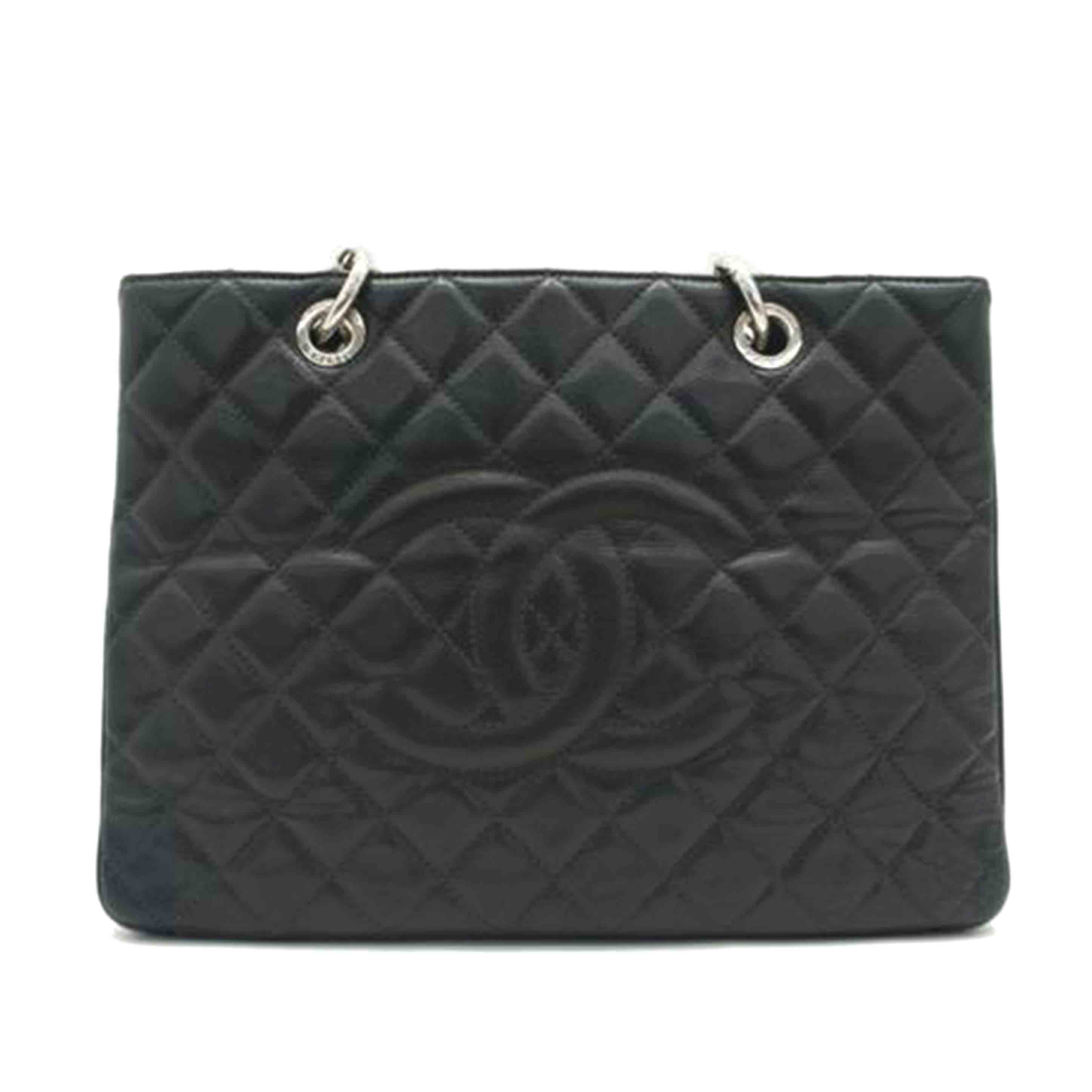 CHANEL シャネル/マトラッセキャビアスキンGSTチェーントート//182*****/ABランク/75