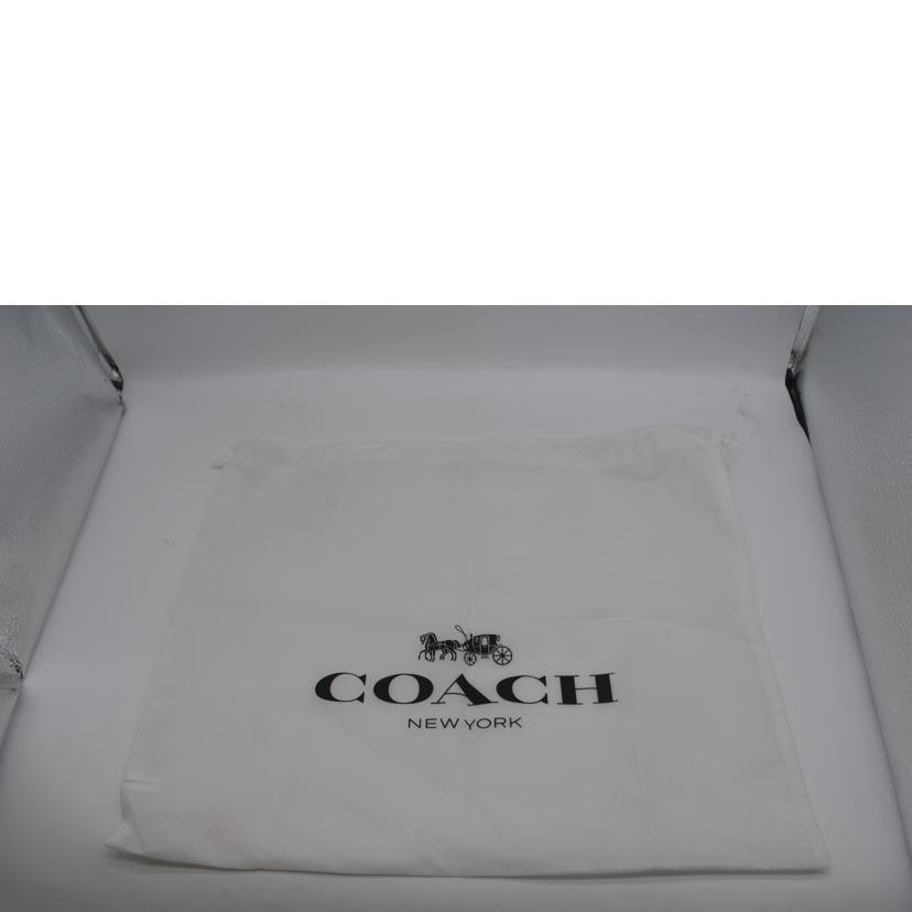 COACH コーチ/ホース&キャリッジホワイトレザートート27/C4062//H21**/Aランク/89
