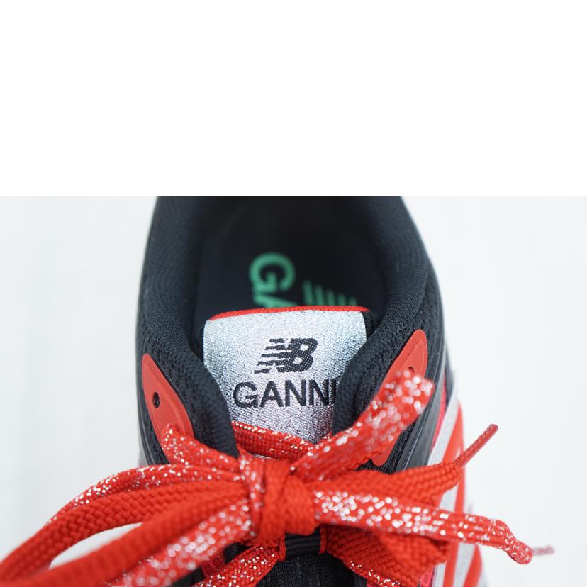 NB ニューバランス/NB×GANNI スニーカー/レッド 24.5//Aランク/67