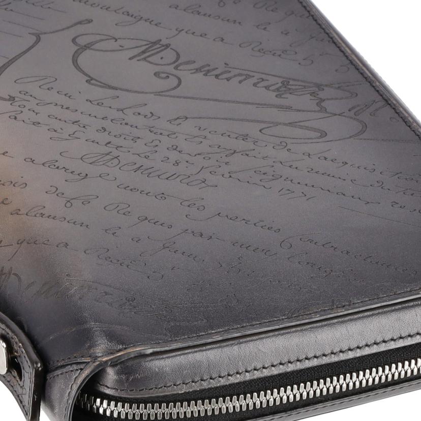 Berluti ベルルッティ/イタウバワイドパッチワークスクリットレザーロングジップウォレット//ABランク/75