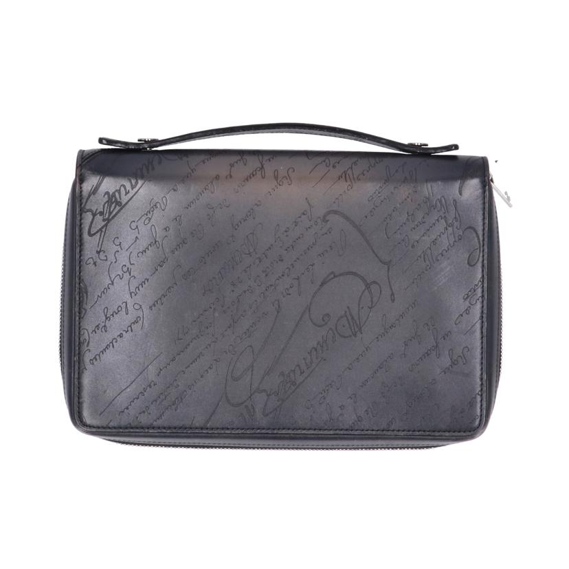 Berluti ベルルッティ/イタウバワイドパッチワークスクリットレザーロングジップウォレット//ABランク/75