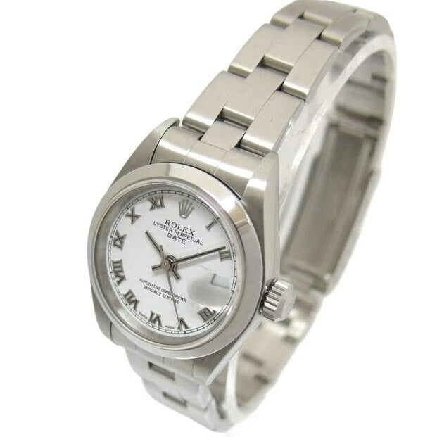 ROLEX ロレックス/オイスターパーペチュアルデイト/ホワイトローマン文字盤/自動巻き/レディース/79160//P58****/Aランク/04